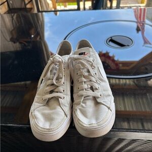 Nike Off-White Canvas Sneakers